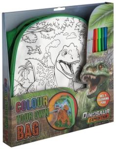 Plecak do kolorowania Dino. Wydawca: Grafix. Multiszop.pl Opakowanie Plecak do kolorowania Dino