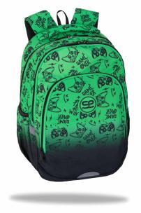 Opakowanie Plecak szkolny Coolpack Prime Pro Game Over Gradient Green