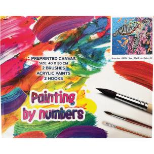 Płótno malarskie ze szkicem do pomalowania 40x50 CM 89684 CENTRUM. Wydawca: Panta Plast. Multiszop.pl Opakowanie Płótno malarskie ze szkicem do pomalowania 40x50 CM 89684 CENTRUM