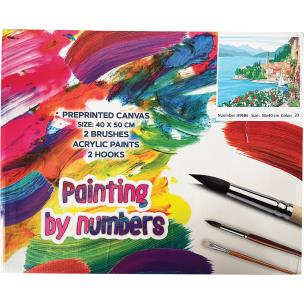 Płótno malarskie ze szkicem do pomalowania 40x50 CM 89686 CENTRUM. Wydawca: Panta Plast. Multiszop.pl Opakowanie Płótno malarskie ze szkicem do pomalowania 40x50 CM 89686 CENTRUM