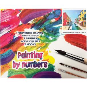 Płótno malarskie ze szkicem do pomalowania 40x50 CM 89688 CENTRUM. Wydawca: Panta Plast. Multiszop.pl Opakowanie Płótno malarskie ze szkicem do pomalowania 40x50 CM 89688 CENTRUM