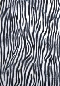 Opakowanie Plusz samoprzylepny 0.6mm 25x35 3ark. Skóra zebry