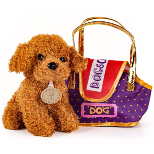Pluszowa maskotka Piesek z torebką. Wydawca: Lena. Multiszop.pl Opakowanie Pluszowa maskotka Piesek z torebką