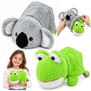 Opakowanie Pluszowy koala żaba 2w1 dwustronna maskotka 25cm
