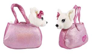 Opakowanie Pluszowy Pies z kokardą w torebce