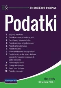 Okładka książki Podatki - ujednolicone przepisy