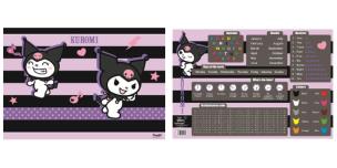 Opakowanie Podkładka na biurko dwustronna Kuromi 55x38 cm