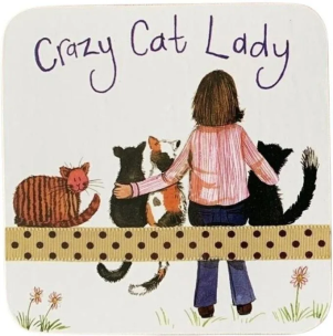 Opakowanie Podkładka pod kubek C153 Crazy Cat Lady Kociara