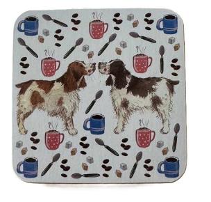 Opakowanie Podkładka pod kubek C248 Psy i kawa