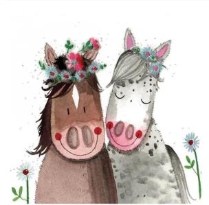 Opakowanie Podkładka pod kubek Uśmiechnięte konie