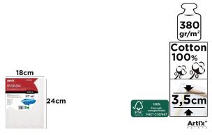 Podobrazie 18x24x3,5cm 380G/m2. Wydawca: Artix. Multiszop.pl Opakowanie Podobrazie 18x24x3,5cm 380G/m2
