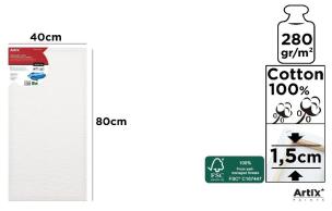 Opakowanie Podobrazie 40x80x1,5cm 280G/m2
