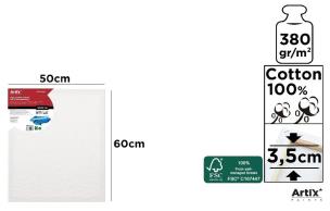 Opakowanie Podobrazie 50x60x3,5cm 380G/m2