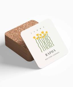 Opakowanie Podstawka korkowa - imiona Boga - Rapha