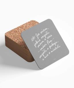Opakowanie Podstawka korkowa - Ja wiem jakie