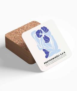 Opakowanie Podstawka korkowa - Z całego serca - modern