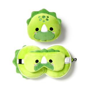 Poduszka podróżna z maską na oczy Dinozaur CUSH251. Wydawca: PUCKATOR EUROPEAN DISTRIBUTION CENTRE. Multiszop.pl Opakowanie Poduszka podróżna z maską na oczy Dinozaur CUSH251