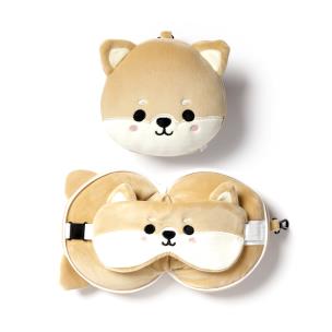 Poduszka podróżna z maską na oczy Pies Shiba CUSH230. Wydawca: PUCKATOR EUROPEAN DISTRIBUTION CENTRE. Multiszop.pl Opakowanie Poduszka podróżna z maską na oczy Pies Shiba CUSH230