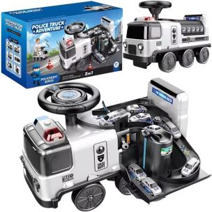 Opakowanie Pojazd policyjny 2w1 jeżdzik, tor