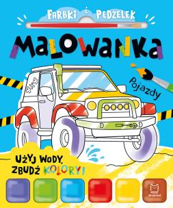 Okładka książki Pojazdy. Farbki i pędzelek