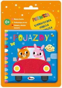 Pojazdy. Mięciutko. Autor: Opracowanie zbiorowe. Multiszop.pl Okładka książki Pojazdy. Mięciutko