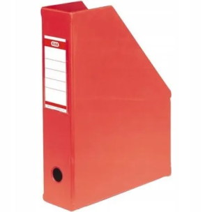 Pojemnik na czasopisma Elba PVC 7cm czerwony. Wydawca: HERLITZ. Multiszop.pl Opakowanie Pojemnik na czasopisma Elba PVC 7cm czerwony