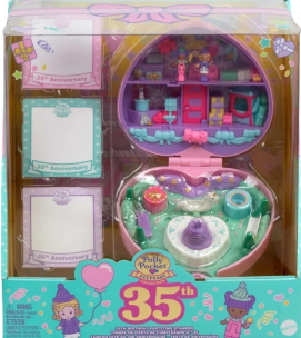 Opakowanie Polly Pocket Pamiątkowy stempelek Zestaw kompaktow