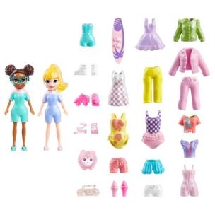 Opakowanie Polly Pocket Zestaw modowy duży z 2 lalkami HRD61