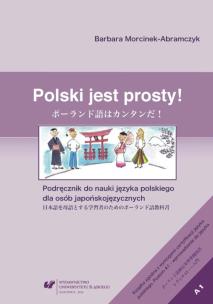 Polski jest prosty! Podr. do nauki j. polskiego. Autor: Barbara Morcinek-Abramczyk. Multiszop.pl Okładka książki Polski jest prosty! Podr. do nauki j. polskiego