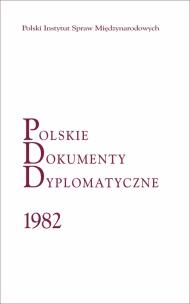 Okładka książki Polskie Dokumenty Dyplomatyczne 1982