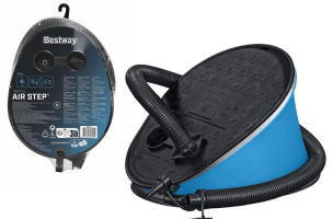 Pompka nożna 29x22cm. Wydawca: Bestway. Multiszop.pl Opakowanie Pompka nożna 29x22cm