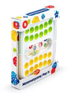 Opakowanie Pop It matematyczny żółto-zielony