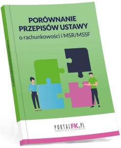 Okładka książki Porównanie przepisów ustawy o rachunkowości i...