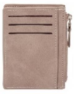 Opakowanie Portfel na karty z suwakiem szary