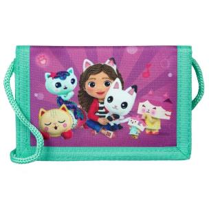 Opakowanie Portfel Zamykany na Rzep Koci Domek Gabi