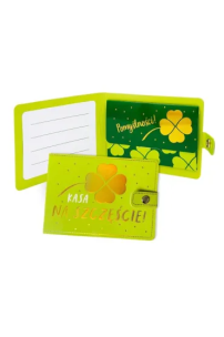 Opakowanie Portfelik Kasa na szczęście koniczyna