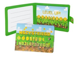 Opakowanie Portfelik Wszystkiego najlepszego piksele