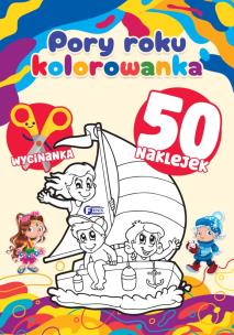 Okładka książki Pory roku. Kolorowanka