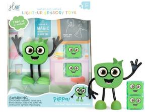 Postać do kąpieli Pippa z kostkami świecącymi. Wydawca: Glo Pals. Multiszop.pl Opakowanie Postać do kąpieli Pippa z kostkami świecącymi