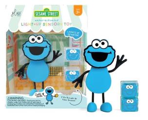 Postać do kąpieli Potwór z kostkami świecącymi. Wydawca: Glo Pals. Multiszop.pl Opakowanie Postać do kąpieli Potwór z kostkami świecącymi