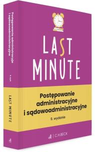 Okładka książki Postępowanie administracyjne i... w.9
