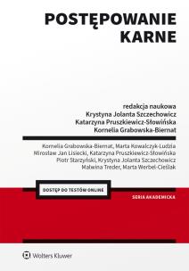 Okładka książki Postępowanie karne
