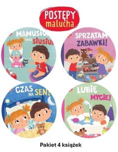 Postępy Twojego malucha. Pakiet 4 książek.. Autor: Paulina Chmurska. Multiszop.pl Okładka książki Postępy Twojego malucha. Pakiet 4 książek.