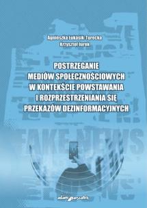 Okładka książki Postrzeganie mediów społecznościowych w...