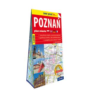 Okładka książki Poznań papierowy plan miasta 1:20 000