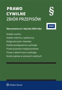 Okładka książki Prawo cywilne. Zbiór przepisów. 2026