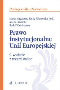 Okładka książki Prawo instytucjonalne Unii Europejskiej z testami online