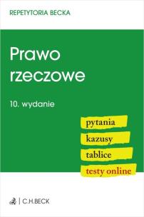 Okładka książki Prawo rzeczowe. Pytania. Kazusy. Tablice. Testy online