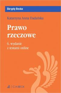 Okładka książki Prawo rzeczowe z testami online