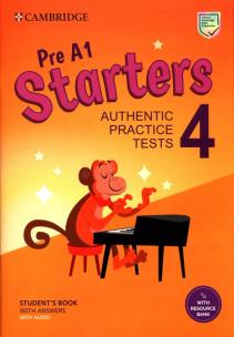 Pre A1 Starters 4 Student's Book with Answers with Audio with Resource Bank. Wydawca: Cambridge University Press. Multiszop.pl Opakowanie Pre A1 Starters 4 Student's Book with Answers with Audio with Resource Bank